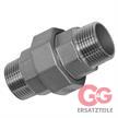 Verschraubung lösbar 1/4"AG : 1/4"AG Edelstahl konisch | Bild 2