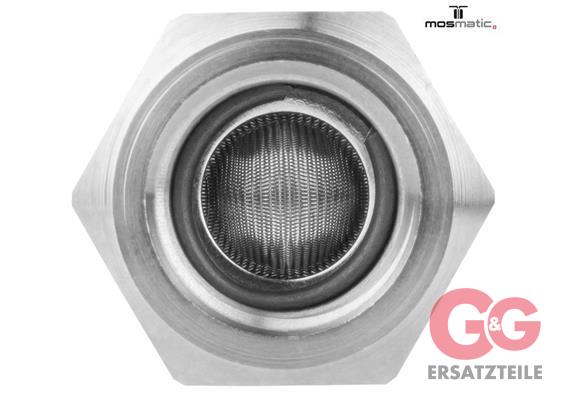 Verschraubung m.Sieb 200 VER-S G3/8"F G3/8"M