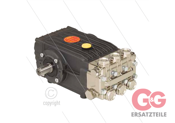 VHT4718L Hochdruckpumpe - 18 l/min - 160 Bar - 1450 U/min - 5,51 kW - max 110°C - Welle L