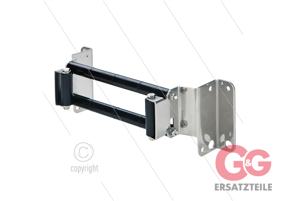 Wand-Durchführung EFW2 - Edelstahl 304 - LxBxH: 288x82x85mm