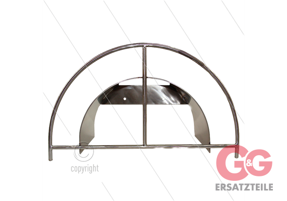 Wandschlauchhalter MK2 - Edelstahl 304 - Fassungsvermögen: 3/8" - 90m