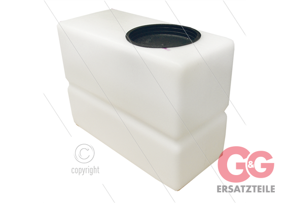 Wasserkasten - 5 Liter - Kunststoff - weiß - Inkl. Deckel - LxBxH= 300 x 130 x 225mm