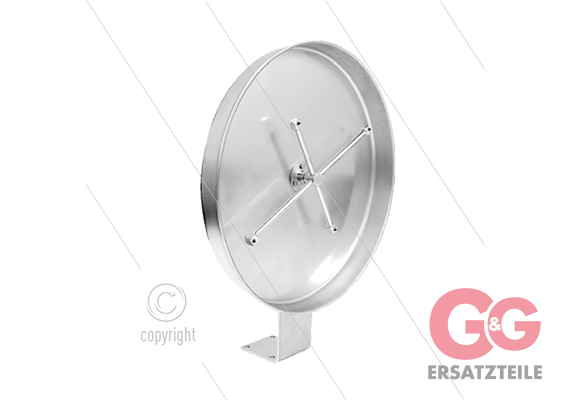 WBL Wheelblaster - Edelstahl - Ø520mm - Rotorarm 400/250mm - 275 Bar - max 120°C - 3/8" IG