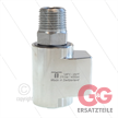 WDCL Winkeldrehgelenk - zweifach gelagert - 1/2" IG BSP x 1/2" AG BSPT konisches Gewinde | Bild 2
