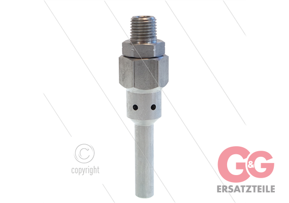 Weitsprühdüsen für EG Düse - L=95mm - ohne Düse - 1/4" NPT AG