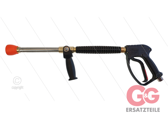 Weitwurflanze - verstellbar - mit RL30 Pistole mit Drehgelenk