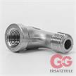 Winkel 1/4"IG : 1/4"AG Edelstahl 150 bar / 150 °C 22x28 mm | Bild 3