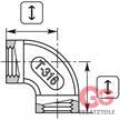 Winkel 1/4"IG : 1/4"IG Edelstahl 150 bar / 150 °C 19x19 mm | Bild 2
