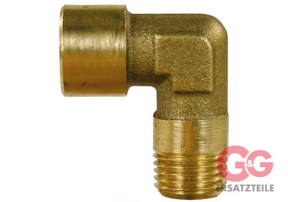 Winkel 3/8"IG : 3/8"AG Messing 150 bar / 150 °C 26x24 mm