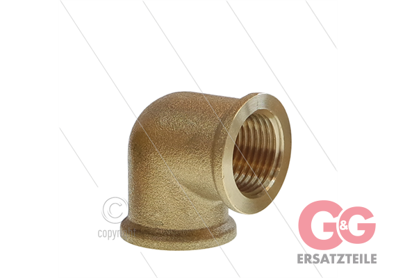 Winkel - Messing (ND) - 2 x 1/2" IG