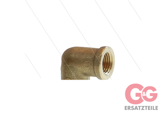 Winkel - Messing (ND) - 2 x 1/4" IG