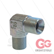 Winkel - Stahl - 2 x 3/8" AG - BSP | Bild 2