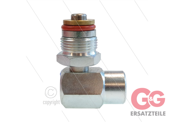 Winkeldrehgelenk - 3/8" IG x 3/4" AG - für Modell A-AL - aus Stahl - 400 bar - max 150°C