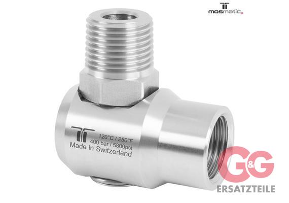 Winkeldrehgelenk-E INOX WDEI-12 G1/2"-F R1/2"-M H=30 ø18