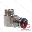 Winkeldrehgelenk Edelstahl - Ramex - 2 x 1" AG - 100 bar - NW19 - max 100°C - Viton | Bild 2