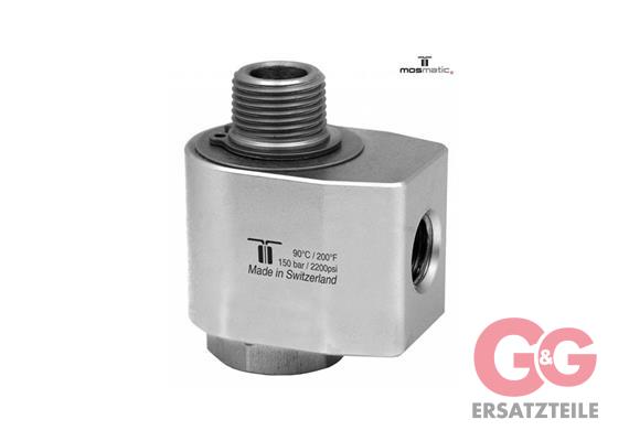 Winkeldrehgelenk, rostfrei WDG-10 G3/8"F G3/8"kM H=32 ø22