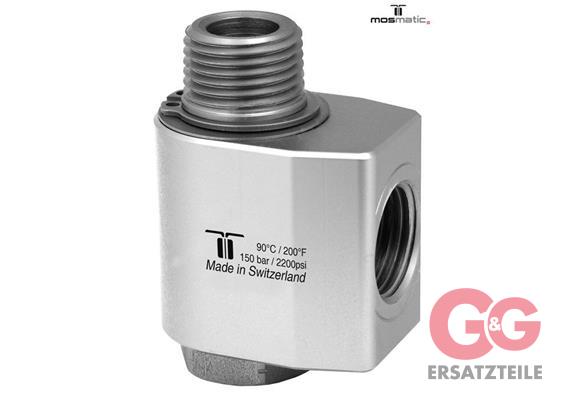 Winkeldrehgelenk rostfrei WDG-13 1/2"NPT-F 1/2"NPT