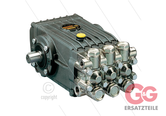 WS201L Hochdruckpumpe - 15 l/min - 200 Bar - 1450 U/min - 5,51 kW - Welle L - Serie 47