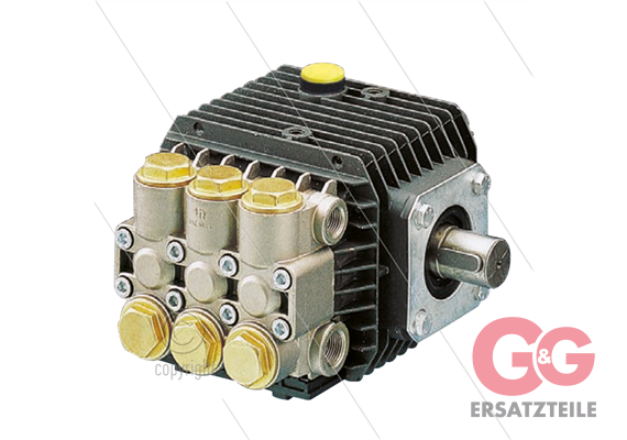 WW55A Hochdruckpumpe - 8 l/min - 50 Bar - 2800 U/min - 0,73 kW - Welle R - Serie 51 - Alum