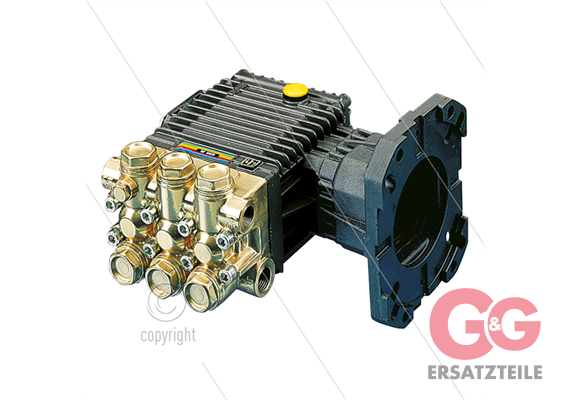 WW962C Hochdruckpumpe - 17,4 l/min - 172 Bar - 3400 U/min - 5,51 kW - Welle R - 1" Welle