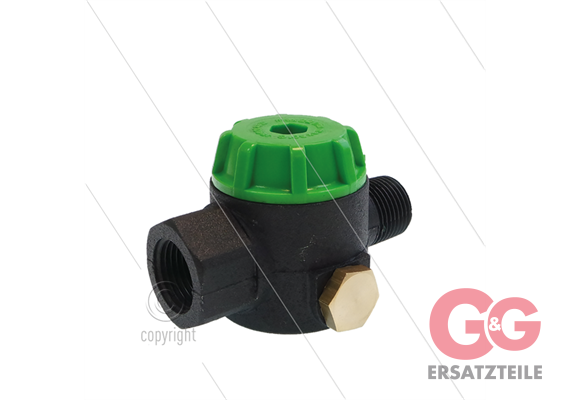 ZAFIL Filter Aluminium 1/2" IG-AG - Bypass Anschluss - 300 m