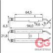 Zündelektrode Block 29,5x65 ""ALTO / Nilfisk"" | Bild 2