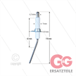 Zündelektrode - Tecno.mec - Geeignet für Brennerkammer 13-15 l/min und 18-21 l/min | Bild 2