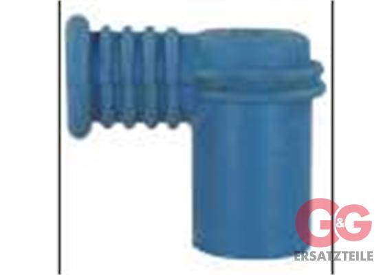 Zündkabelstecker Blau Winkel