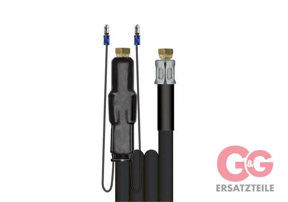 Zuleitungsschlauch zum Deckenkreisel 12 Meter  DKR 1/4 mit E-Kabel; Zuleitungsschlauch