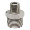 1/2"AG : 1/4"AG Gegennippel Edelstahl 15 mm