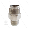 1/2" - Gegennippel - Messing - 250 Bar - Ø11mm - max 150°C - Viton Dichtring - 3/8" AG
