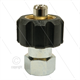 1/2" - Handverschraubung - Messing - 250 Bar - Ø11mm - max 150°C - 1/2" IG