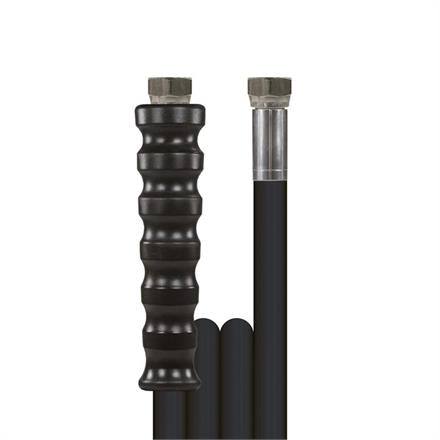 1SN DN08 250 bar 10 M. DKR 3/8 : DKR 3/8  gewickelte Oberfläche. Schwarz
