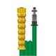 1SN DN08 315 bar 10 M. DKO 22x1,5 : Steck. 11 mm Gewickelte Decke. Nippel Edelstahl
