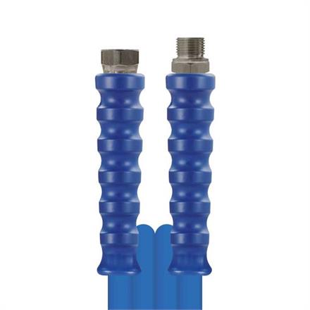 1SN DN12 180 bar 2 M.DKR 1/2" : AGR 1/2" blau gewickelte Decke.