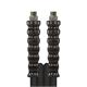 2SC DN10 400 bar 10 M. AGR 3/8 : AGR 3/8  gewickelte Decke. Armaturen kpl. aus Edelstahl