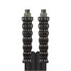 2SC DN10 400 bar 10 M. AGR 3/8 : AGR 3/8  gewickelte Decke. Armaturen kpl. aus Edelstahl