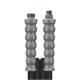 2SC DN10 400 bar 20 M. DKR 3/8" : AGR 3/8"  gewickelte Decke. Armaturen kpl. aus Edelstahl