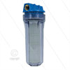 3/4" 3/4" Filtergehäuse mit Filtereinsätze - Filtertasse transparent - 9" Einsatz Kunststo