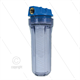 3/4" Filtergehäuse mit Filtereinsätze - Filtertasse transparent - 9" Baumwolle Einsatz - 2