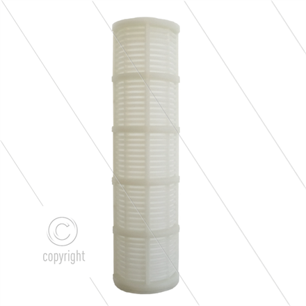 9" Filtereinsatz Kunsttoff waschbar - Nylon - 60 mµ - 27 l/min - H=248mm - max 40°C