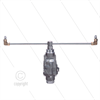 A80RF2 - Tankreiniger Front- und Seitenreinigung - Edelstahl 303 - 30 bis 140 Bar - 25 bis
