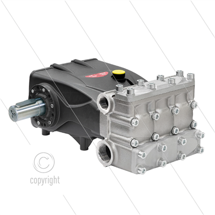 AB80 Hochdruckpumpe - 1x zyl. Welle links - 75 l/min - 60 Bar - 550 U/min - 8,6 kW - Welle