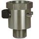 Adapter 1/2"AG : 11 mm innen Edelstahl mit Clip