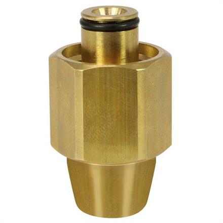 Adapter K-Lock-6 3/8"IG : TR22IG Messing