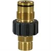 Adapter M27x1,5 AG : M18x1,5 AG Messing