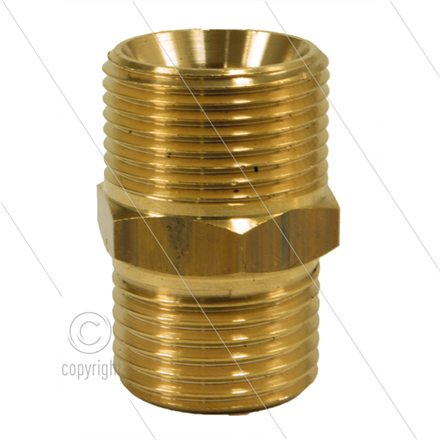 AR1 - M22x1,5 - Gegennippel - Messing - 250 Bar - Ø14mm - max 160°C - 1/2" IG