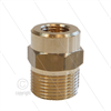 AR1 - M22x1,5 - Gegennippel - Messing - 250 Bar - Ø14mm - max 160°C - 1/4" IG