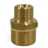 AR1 - M22x1,5 - Gegennippel - Messing - 250 Bar - Ø14mm - max 160°C - 3/8" AG