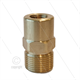 AR5 - M22x1,5 - Gegennippel - Messing - 400 Bar - Ø14mm - verlängerte Ausführung - 1/4" IG